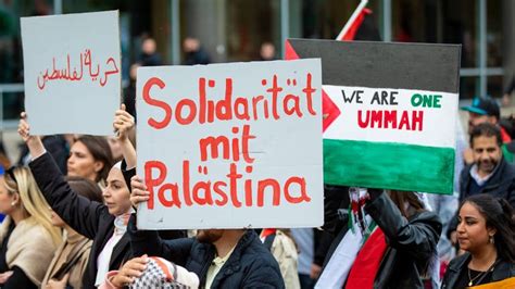 Protestaktionen Zum Konflikt Israel Pal Stina In Stuttgart Swr Aktuell