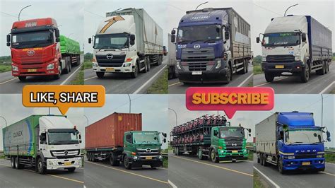 Truk Trailer Kontener And Tronton Faw Jh6 Hino Ud Quester Isuzu Axor