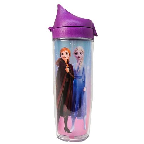 Garrafa De Gua Garrafinha Squeeze Da Ana E Elsa Da Frozen Gua