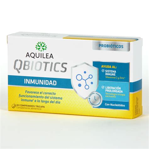 Aquilea QBiotics Inmunidad 30 Comprimidos Tricapa Farmacia Jiménez