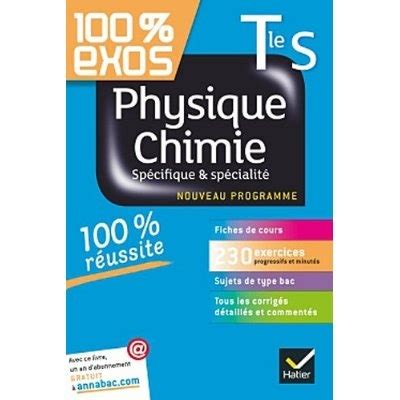 Physique Chimie Tle S Sp Cifique Et Sp Cialit Exercices R Solus