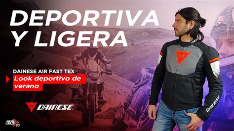 DAINESE AIR FAST TEX Review De Producto YouTube