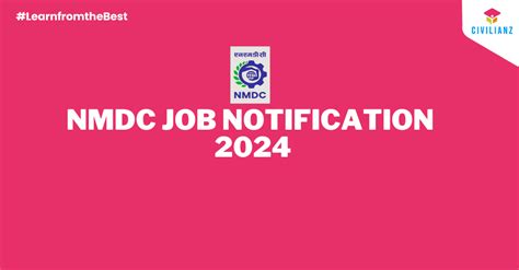 Nmdc Job Notification