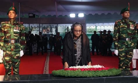 Pm Pays Glowing Tributes To Bangabandhu Martyred Intellectuals