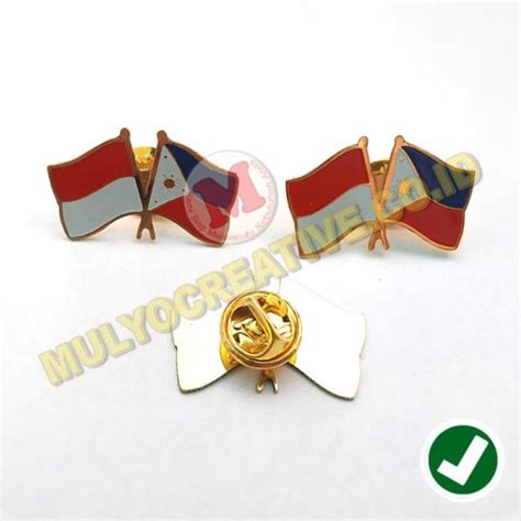 Jual Pin Bendera Persahabatan Indonesia Dan Filipina Cross Flag Pin