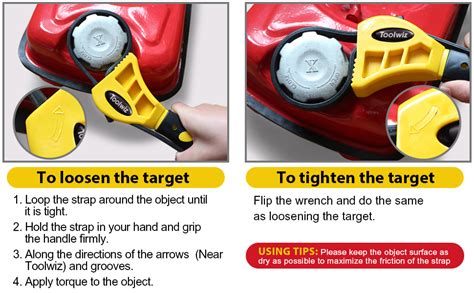 Toolwiz Rubber Strap Wrench Upgrade 2pcs 500mm And 600 Mm Adjustable