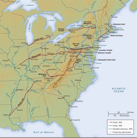 Ohio Erie Canal Map