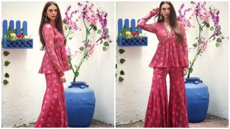 Aditi Rao Hydari Goes Boho With Of Touch Of Desi In Ridhi Mehra Couture