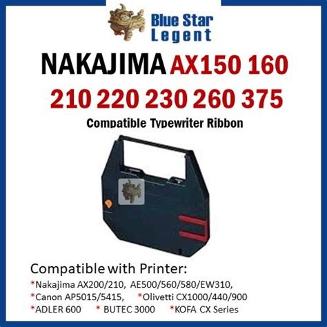 Nakajima AX150 AX160 AX200 AX210 AX220 AX230 AX260 AX375 Olympia