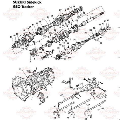 5 Speed Transmission Diagram