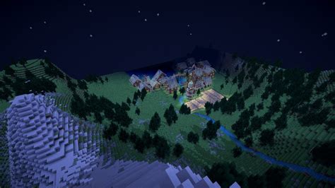 The Majestic Alpine Town European Themed Minecraft Map