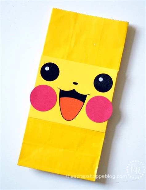 Pokémon Gift Bags FREE Printables The Scrap Shoppe