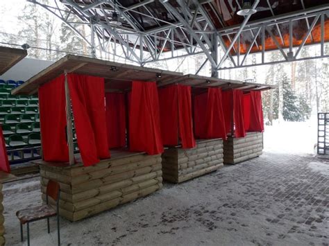 Ярмарочная палатка из дерева