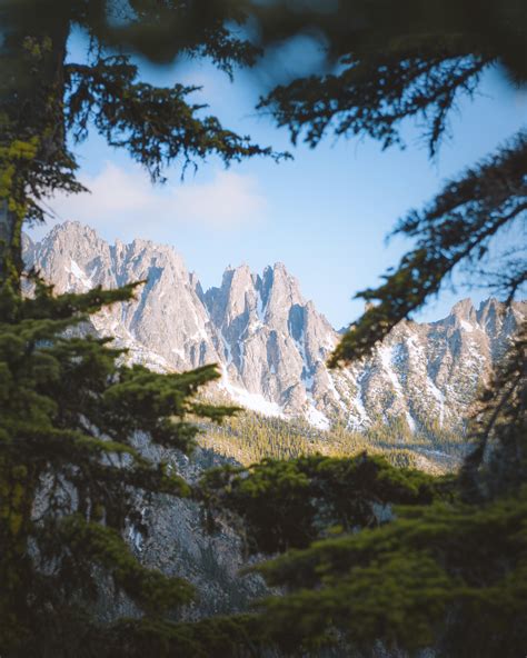 Natural Framing In The North Cascade Mountains Wa X