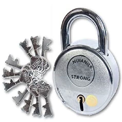 Nuianil Glossy Steel Strong Door Padlock With 10 Keys at Best Price in Hapur | Friends And Co.