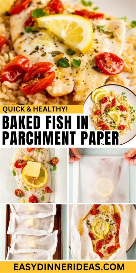 Baked Fish En Papillote Recipe Easy Dinner Ideas