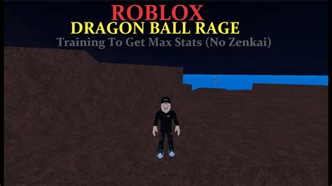 Roblox Dragon Ball Rage No Zenkai Training To Get Max Stats Part 1