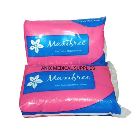 Maxifree Pure Cotton Maternity Pads 8 Pads Shopee Philippines