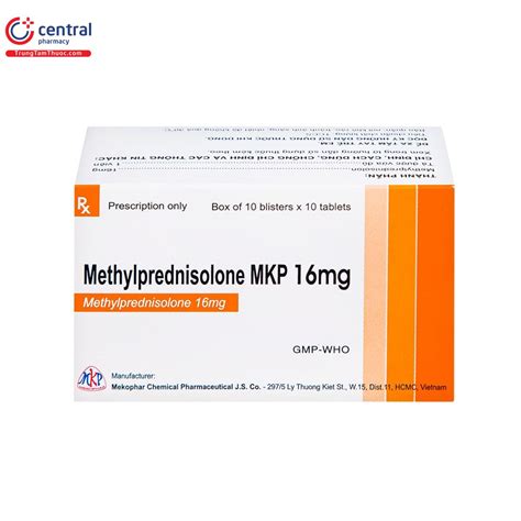 Thuốc Methylprednisolone Mkp 16mg Điều Trị Viêm Khớp Dạng Thấp Và