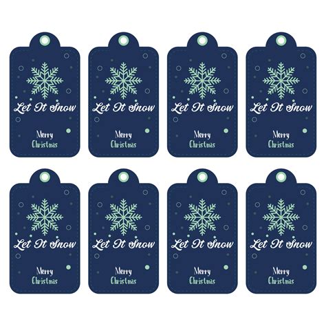 Christmas Gift Tags Personalized - 10 Free PDF Printables | Printablee