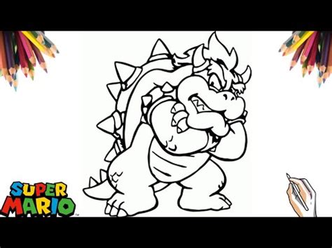 COMO DESENHAR O BOWSER HOW TO DRAW BOWSER YouTube