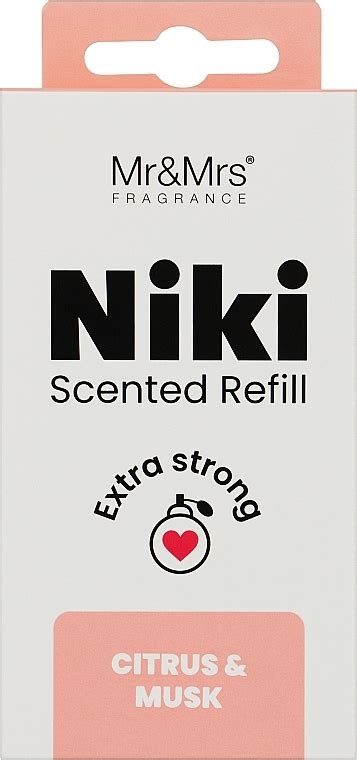 Mr Mrs Niki Citrus Musk Refill Car Freshener Refill Makeup Uk