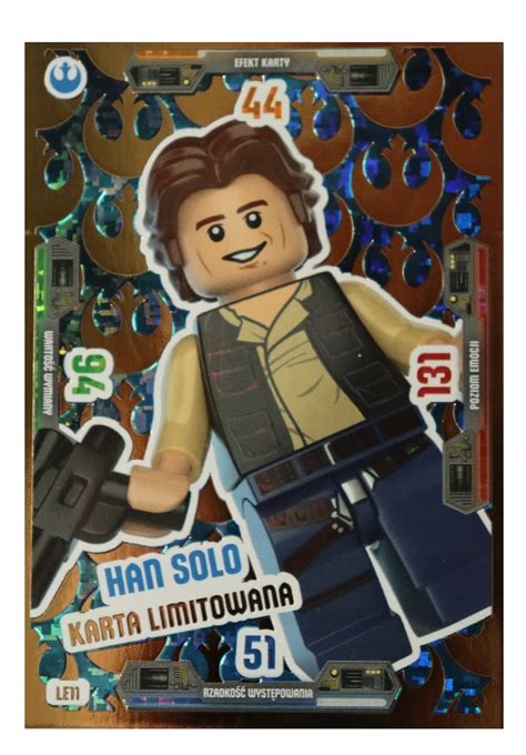 Karty LEGO STAR WARS LIMITED LE11 Han Solo SERIA 3 porównaj ceny