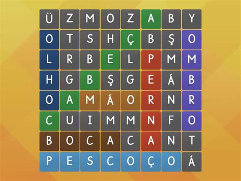 Corpo Humano Wordsearch