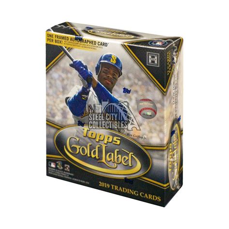 2019 Topps Gold Label Baseball Hobby Box Steel City Collectibles