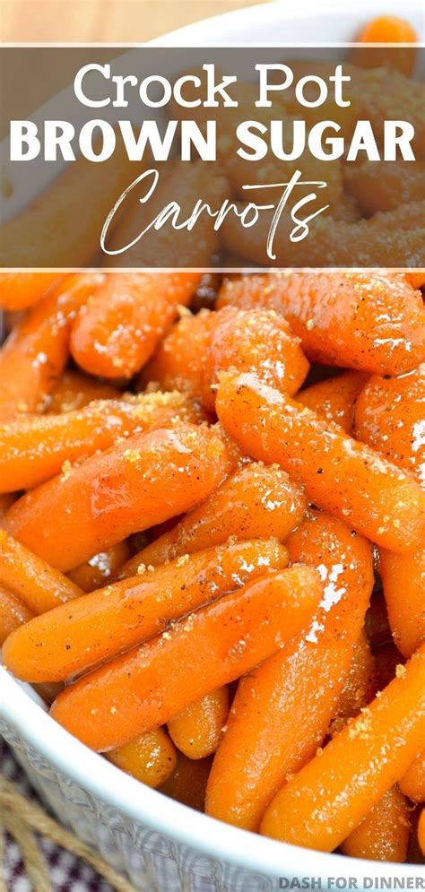 Slow Cooker Maple Brown Sugar Glazed Carrots Recipe Honey Glazed