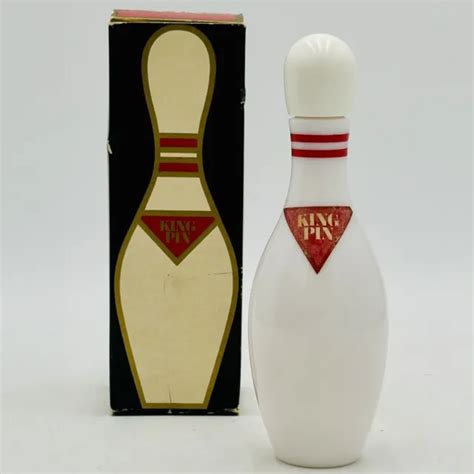 Vintage Avon King Pin Wild Country After Shave Bowling Pin Decanter