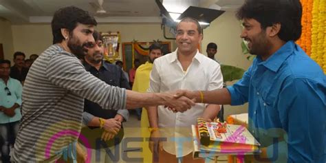 Vibrant Photos Of Ravi Teja S Raja The Great Movie Pooja Ceremony