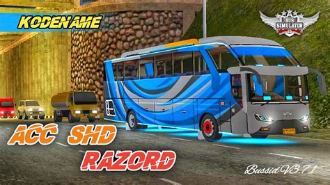 UPDATE KODENAME STROBO DAN LAMPU KOLONG SHD RAZORD BUSSID V3 7 1