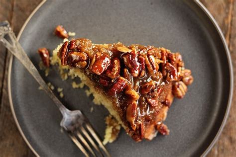 Caramel Pecan Upside Down Cake Southern Bite