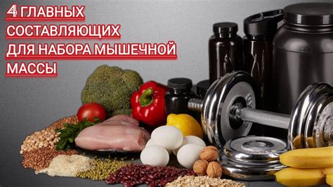 Бюджетные продукты для набора массы (4 ГЛАВНЫХ СОСТАВЛЯЮЩИХ ДЛЯ РОСТА ...