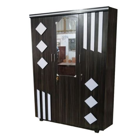 Sheesham Wood 3 Door Wooden Wardrobe For Home With Locker At Rs 10000