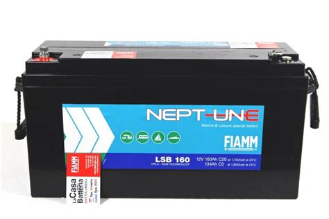 Batteria Fiamm Neptune Agm Nautica Lsb V Ah La Casa Della