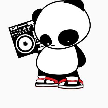 Hip Hop Panda Unisex T Shirt By Wizard Designs Redbubble