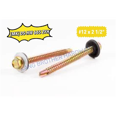 MK DS HW 665 ZYH 12 X 2 1 2 SELF DRILLING SCREW SCREW ATAP ZINC