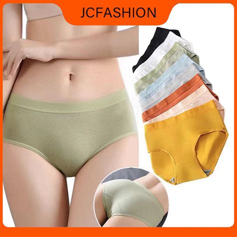 Jc Women Seamless Cotton Sexy Lingerie Panty Soft Stretch Panty Full