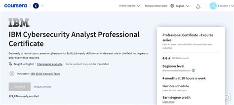 Review Of Coursera S IBM Cybersecurity Analyst Professional Certificate