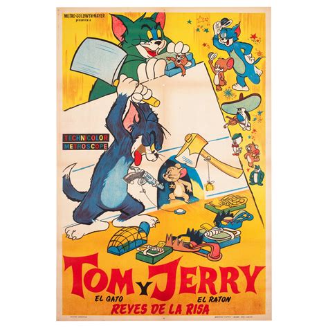 "Tom And Jerry" Film Poster, 1948 For Sale at 1stDibs | tom and jerry ...