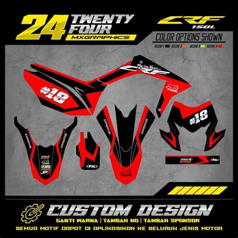 Jual Decal Crf 150l Full Body Decal Crf 150 Custom Terbaru Sticker