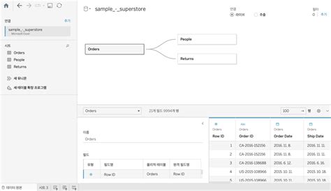 Tableau 막대 차트