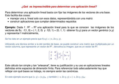 Expresión matricial de una A Lineal Sandra uDocz