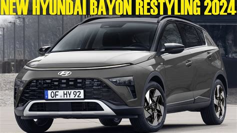 New Hyundai Bayon Restyling First Look Youtube