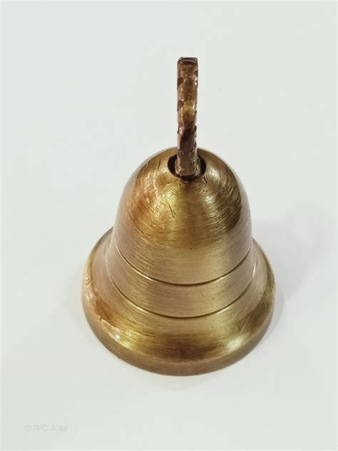 Brass Antique Bell Plain Kodia Inch For Religious At Rs