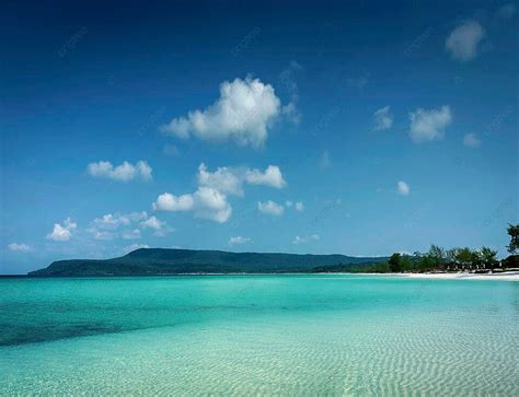 Fondo Islas De Koh Rong Para So Tropical Playa Larga En Camboya Foto E