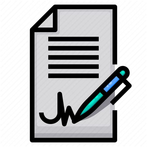 Document Office Paper Sign Stationary Icon Download On Iconfinder