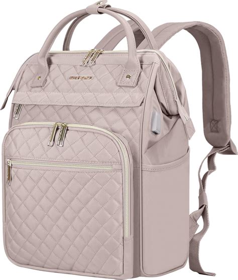 Empsign Laptop Backpack Women Inch Large Laptop Rucksack Wide Open